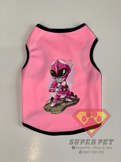 ÁO THÚ CƯNG IN HÌNH SIÊU NHÂN CỰC NGẦU GIÁ RẺ NHẤT ĐỒNG GIÁ XXS - L