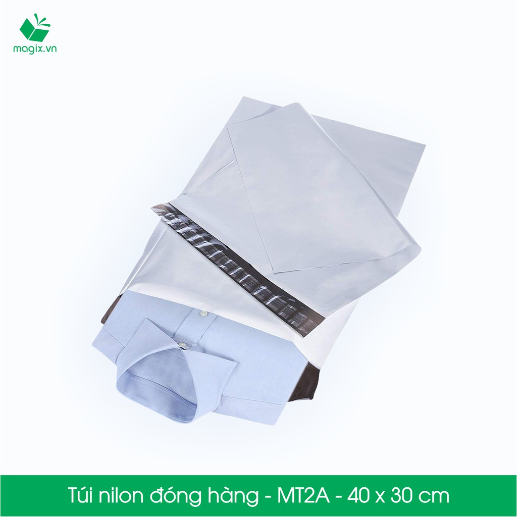 MT2A - 40x30 cm - 100 túi nilon 2 lớp đóng hàng thay thùng hộp carton