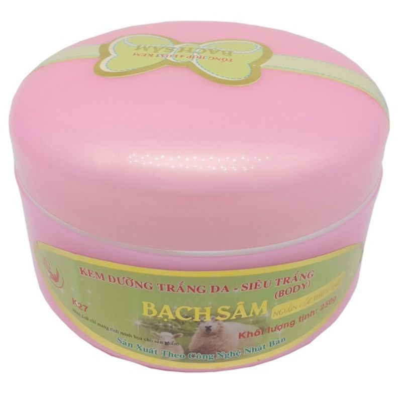 Kem dưỡng trắng da toàn thân Bạch Sâm k27