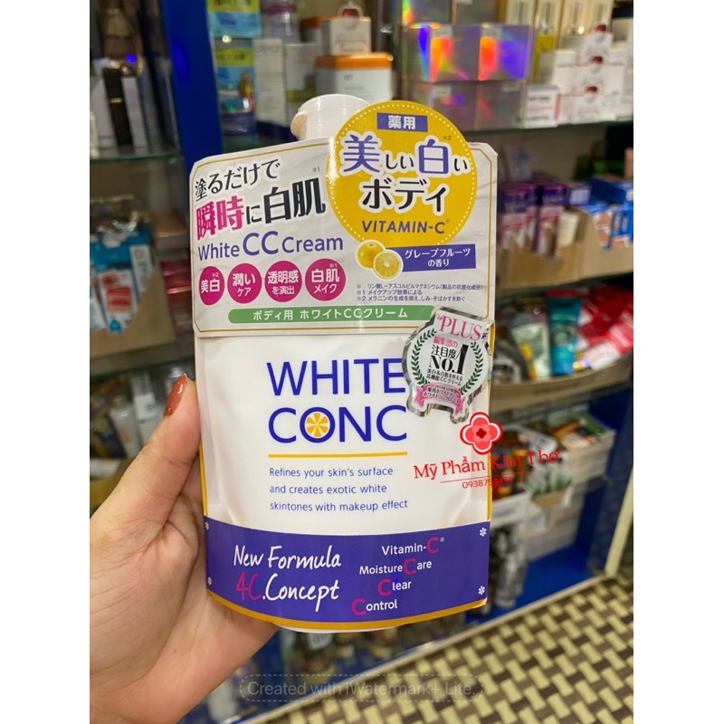 ( auth) Kem Dưỡng Thể Trắng Da White Conc White CC Cream 200g | BigBuy360 - bigbuy360.vn