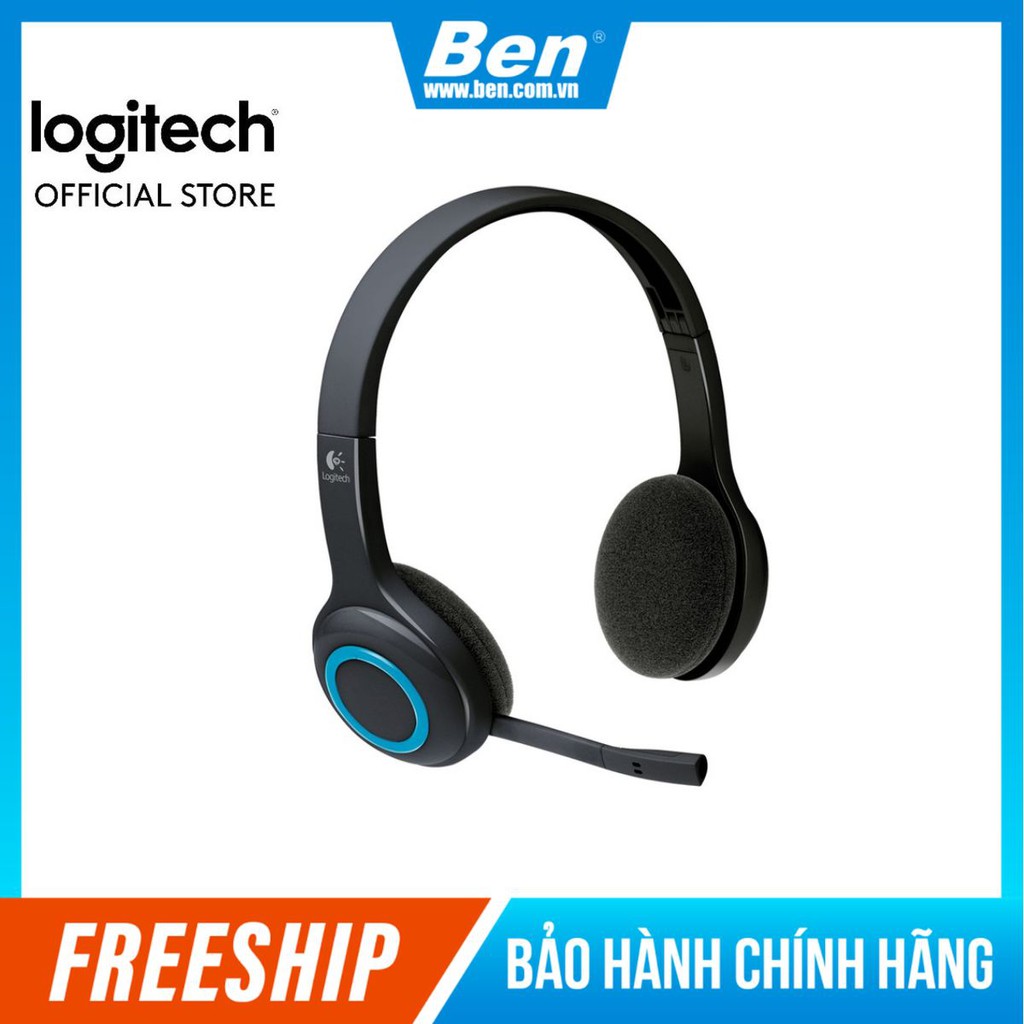 Tai nghe chụp tai không dây LOGITECH H600 (USB Nano)-Có thể xếp gọn - Tai nghe có dây Logitech BH 12T