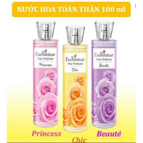 Nước hoa xịt toàn thân Enchanteur 100ml | BigBuy360 - bigbuy360.vn