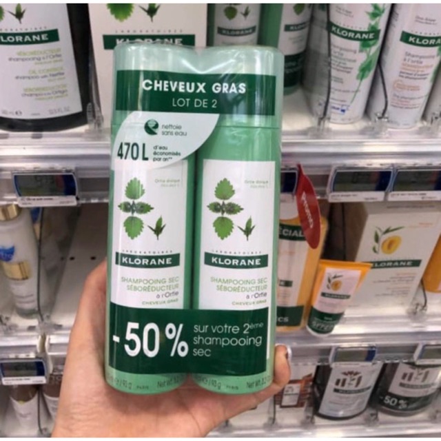 Dầu Gội Khô Klorane Mẫu Mới