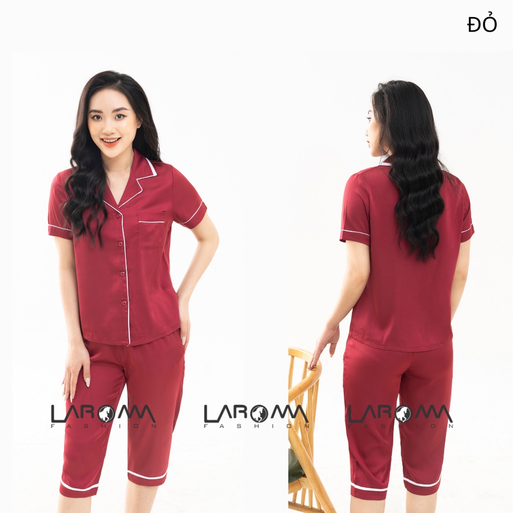 Bộ pijama trơn lửng nữ Laroma