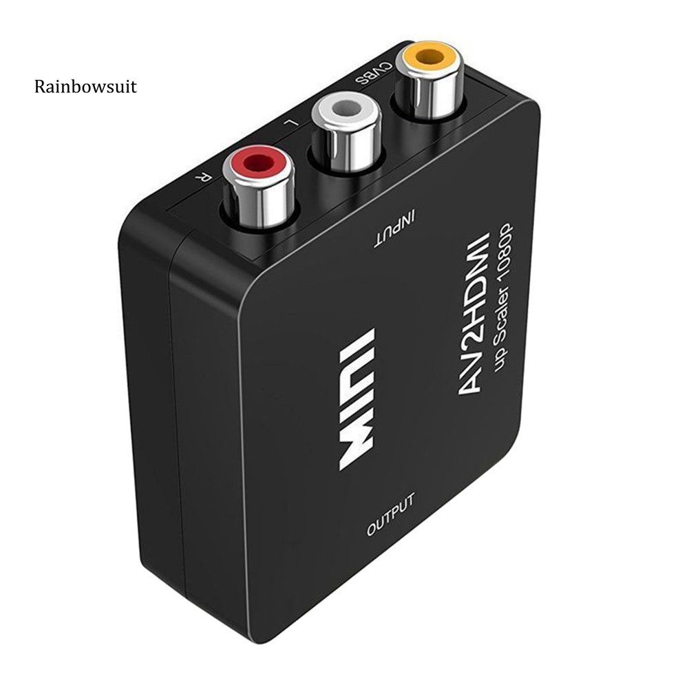 Thiết bị chuyển đổi tín hiệu âm thanh video HD 1080P RCA qua HDMI AV cho TV HD/PC