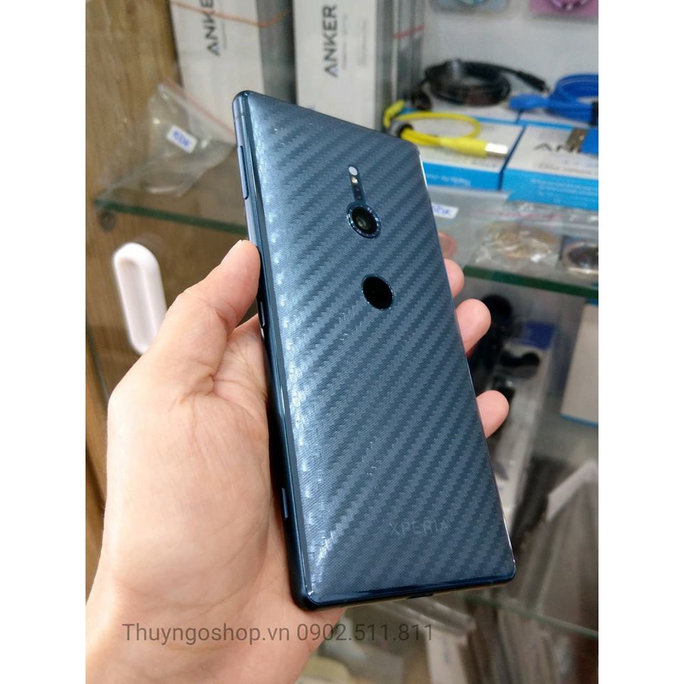 Dán lưng carbon Sony Xperia 5 / Xperia 1 / XZ3 / XZ2 / XZ2 Premium / XZ2 compact ...