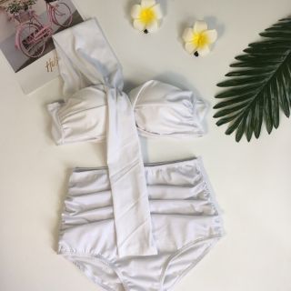 Bikini cặp đen phối trắng