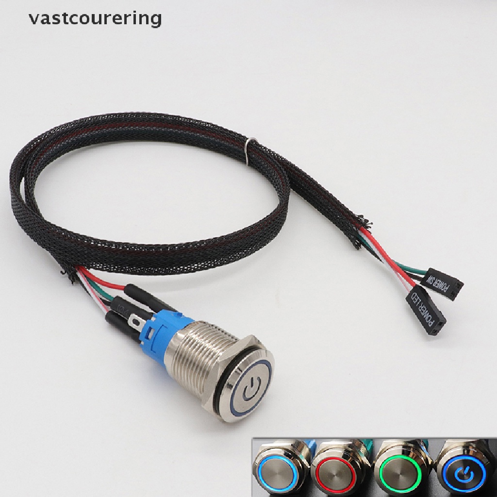 Công Tắc Khởi Động Máy Tính Có Dây Cáp SW