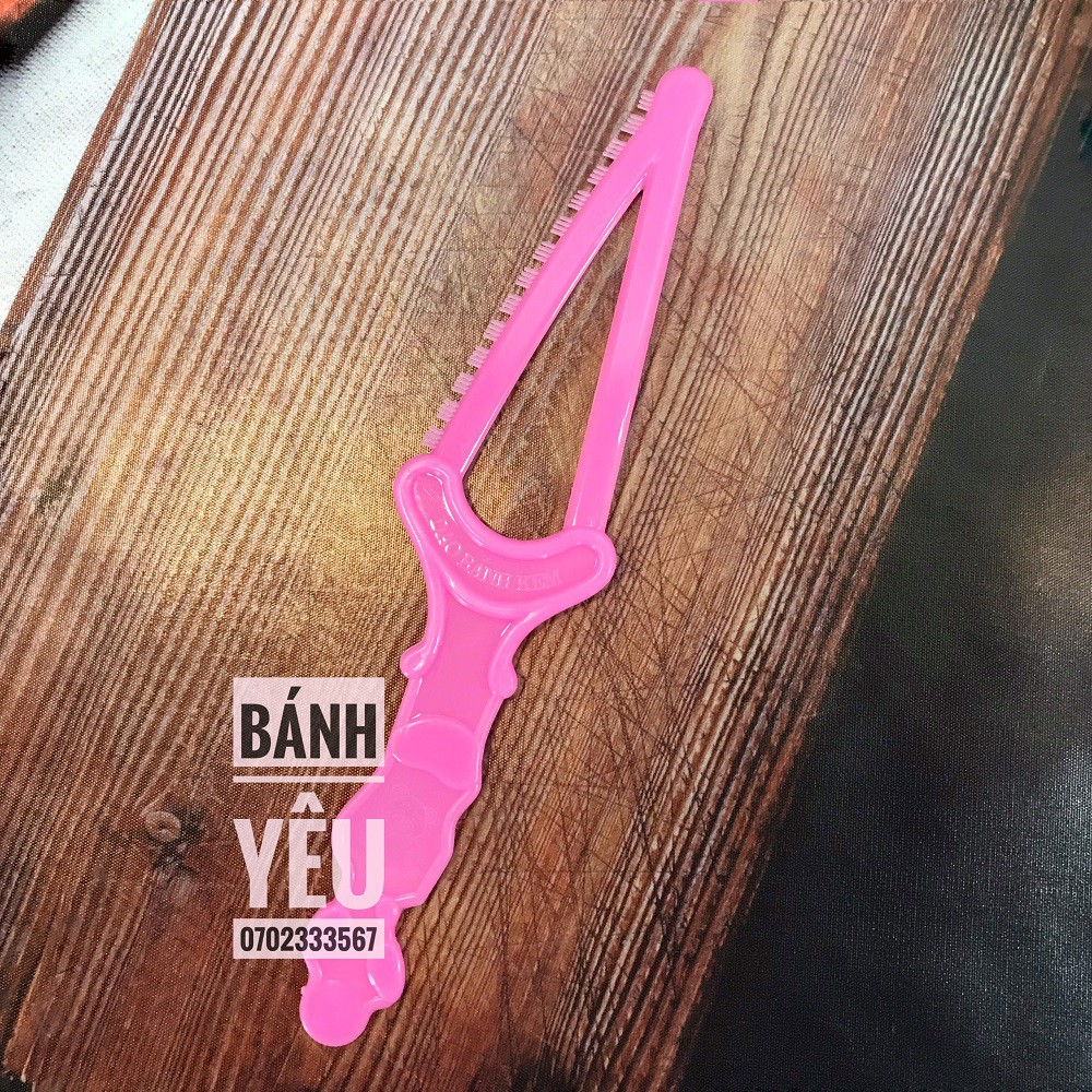 Dao cắt bánh kem nhựa hồng - SK20