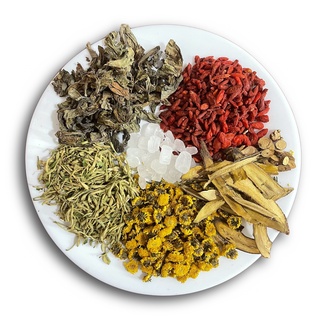Trà thảo mộc cúc kim anh (tặng đường không calo)