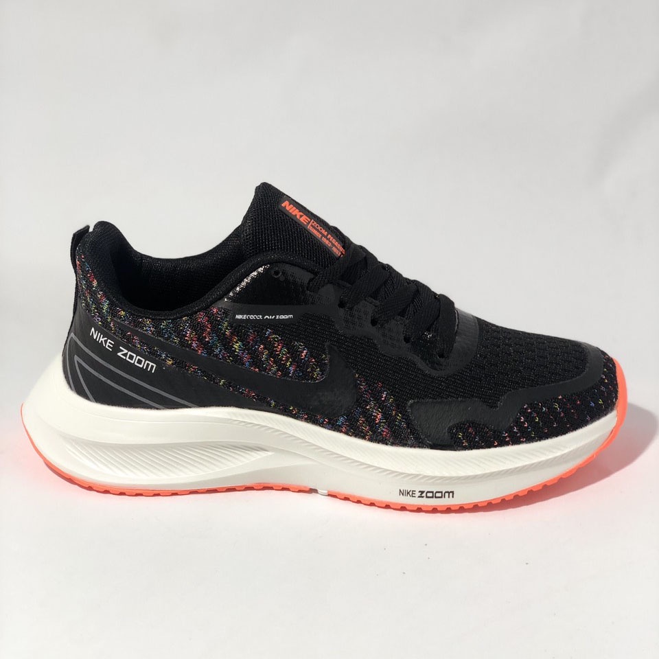 Giày thể thao nam Nike zoom siêu nhẹ màu cam đen 💥 Giày chạy bộ tập gym nam thời trang cao cấp Full Box