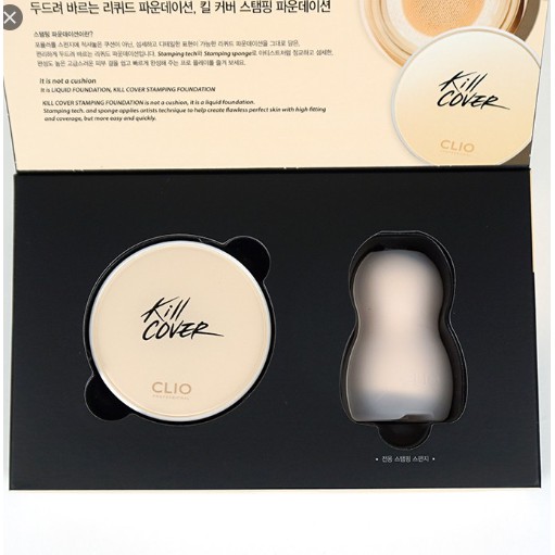 Kem nền Clio KILL COVER Stamping Foundation SPF50+ PA+++