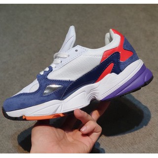 giày adidas falcon (xanh trắng) :; ' "