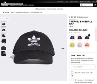[Hình thật full tag code] mũ nón adidas Baseball đen logo trắng