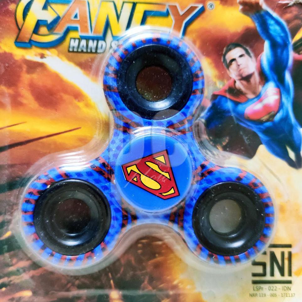 Con Quay Đồ Chơi Fidget Spinner Hình Siêu Anh Hùng / Người Nhện / Captain America / Người Dơi / Superman W8943