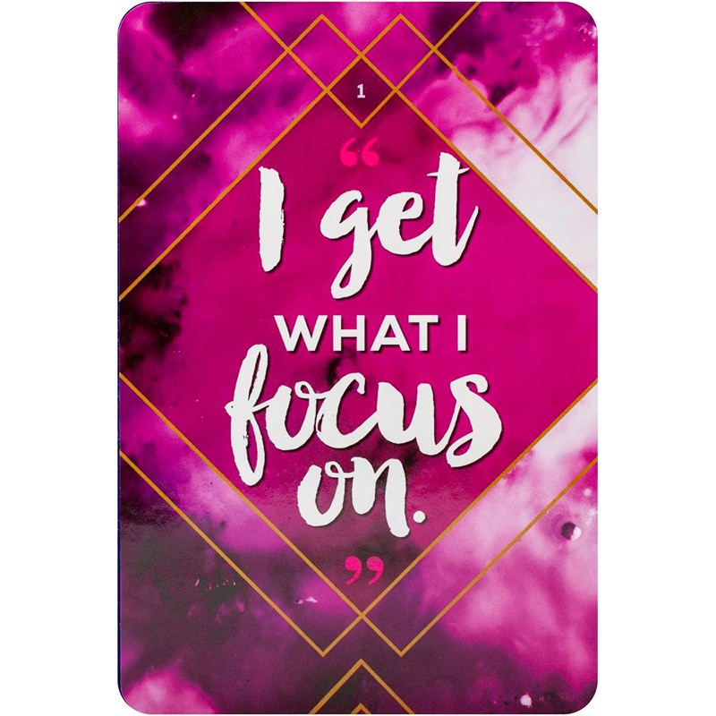 Bộ Bài Find Your Happy Daily Mantra Deck (Mystic House Tarot Shop) - Bài Gốc Authentic Chính Hãng 100%