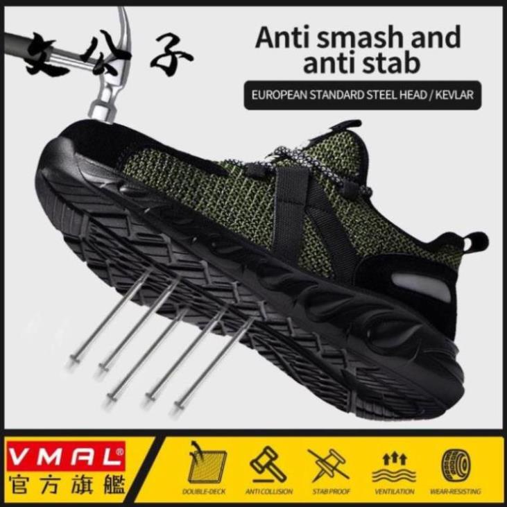 Giày Bảo Hộ Lao Động Thiết Kế Gọn Nhẹ Chống Đâm Thủng An Toàn Tiện Dụng 🥇 > ! .I