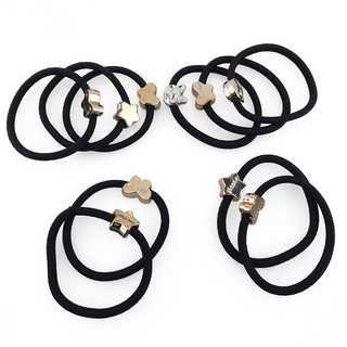 Set 10 thun cột tóc hình dễ thương cho nữ/bé gái