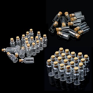 Set 20 Nút Bần Chai Thủy Tinh Mini Mới