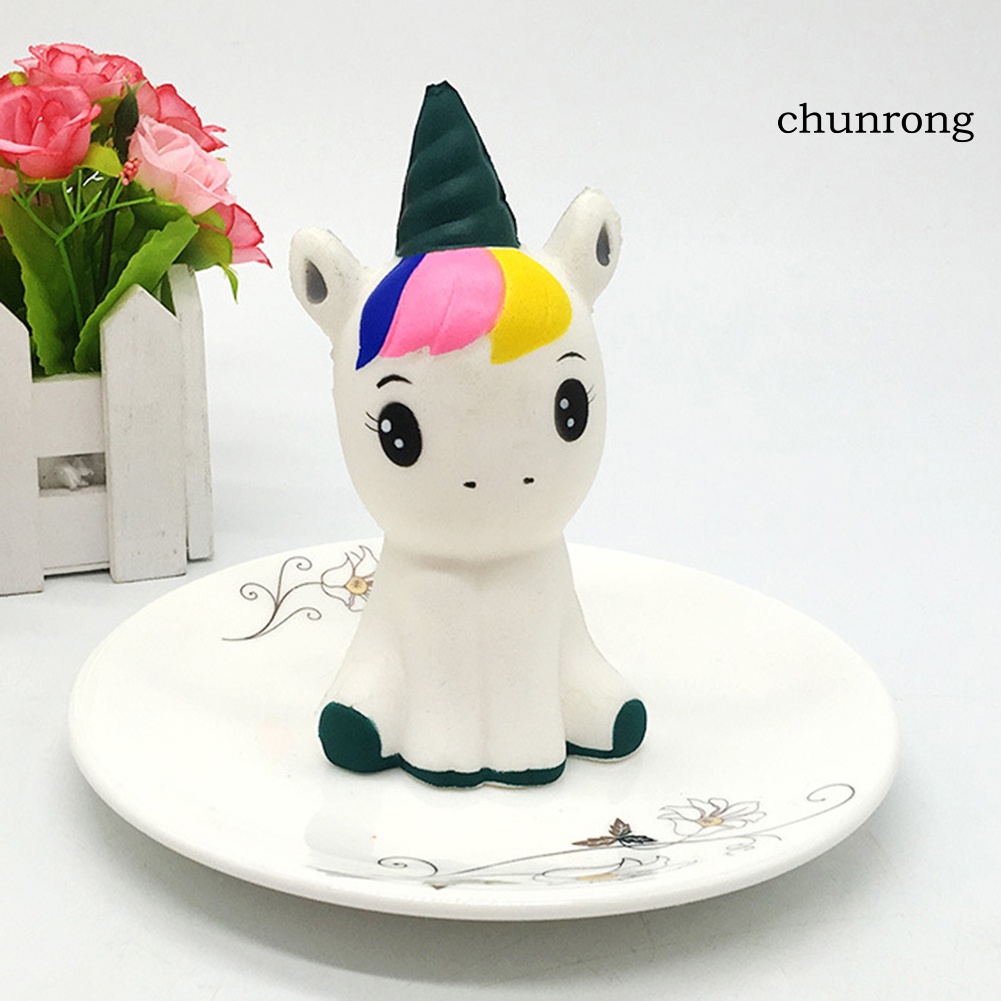 Cr Đồ chơi squishy Giảm Stress Hình Kỳ Lân Nhiều Màu Dễ Thương Cho Bé