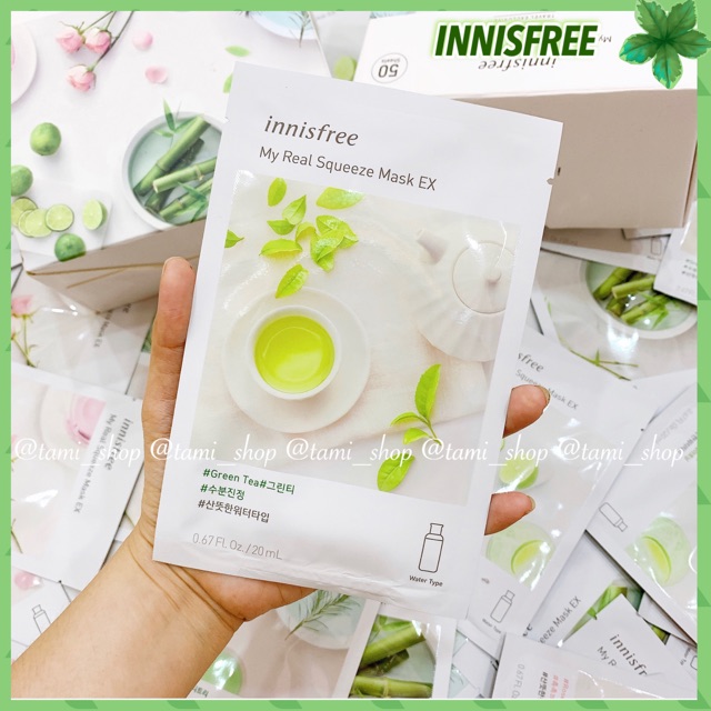 Mặt Nạ Innisfree My Real Squeeze Mask Ex