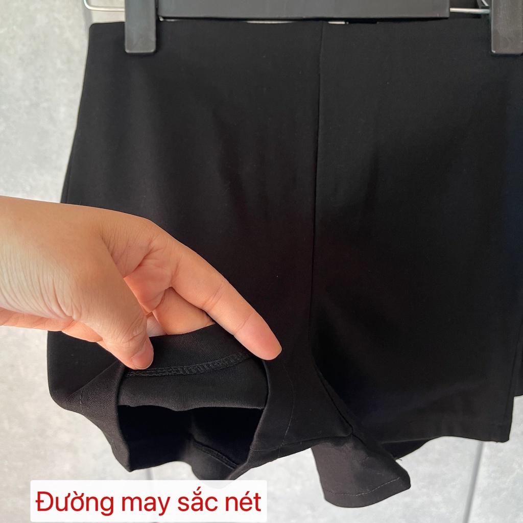 quần short lưng cao.quần đùi nữ dáng ôm khóa kéo dễ phối đồ | BigBuy360 - bigbuy360.vn