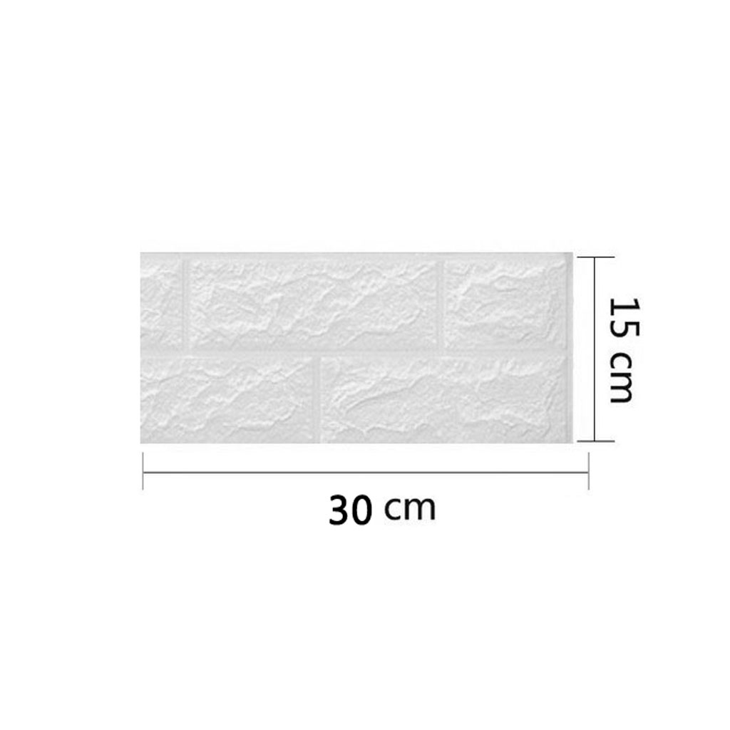 Gạch Xốp dán tường 3D Keo dán tường Trang trí nội thất Giấy dán tường Không thấm nước Thiết kế Sticker cho Phòng ngủ | BigBuy360 - bigbuy360.vn