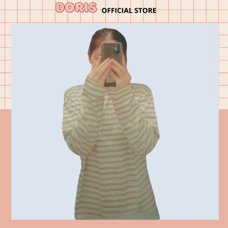 [Sweater Ullzang  ] Áo sweater kẻ sọc unisex dài tay cổ lọ giữ nhiệt nam nữ mặc đẹp style ullzang hot tiktok | BigBuy360 - bigbuy360.vn