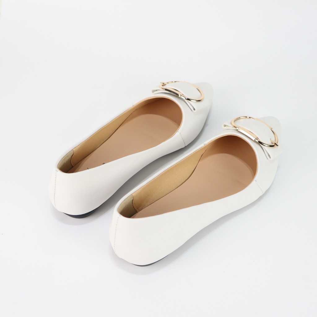 Giày búp bê nữ phối khóa oval Cillie 1035 | BigBuy360 - bigbuy360.vn