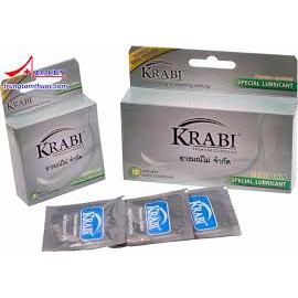 Bao cao su Krabi siêu mỏng 12 cái