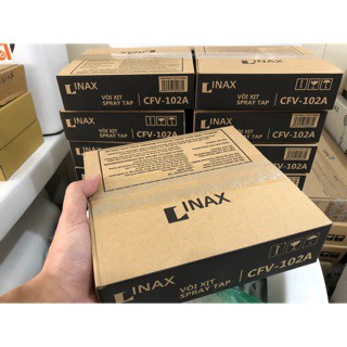 Vòi Xịt Vệ Sinh Bồn Cầu, Toilet Inax CFV-102A,, Vòi xịt nhựa lõi van bằng đồng bảo hành 2 năm