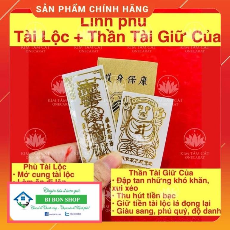 Linh phù tài lộc - Có trì chú phép theo tên riêng của mỗi người