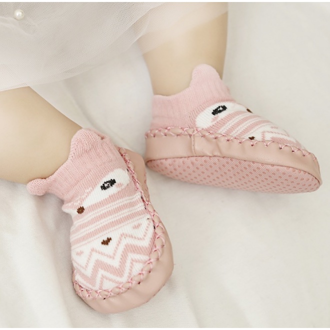 Giày vớ tập đi cho bé trai và bé gái từ 3 tháng đến 1,5 tuổi có kích thước chân từ 10-13cm
