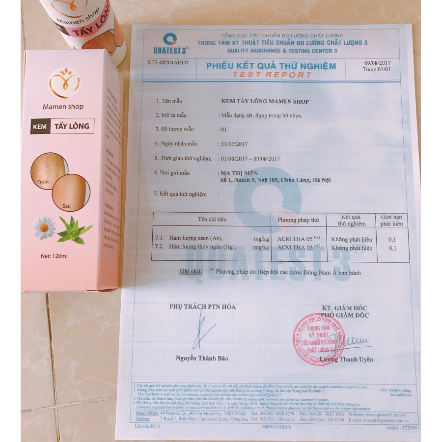 [ SỈ ] KEM TẨY LÔNG - KEM TẨY LÔNG VĨNH VIỄN MAMEN SHOP 120ML - CÓ PHIẾU BẢO HÀNH | BigBuy360 - bigbuy360.vn