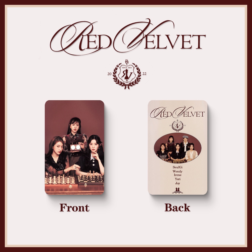 Red Velvet 2022 SEASON'S GREETINGS Photocard Official Card