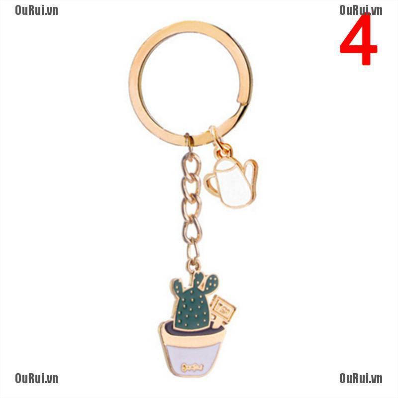 Móc Khóa Hình Cây Xương Rồng Thời Trang