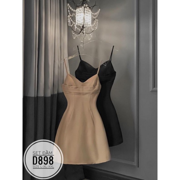 Set big size váy dây và áo khoác vest từ 60kg-90kg