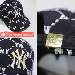 nón mlb-mũ lưỡi trai unisex monogram
