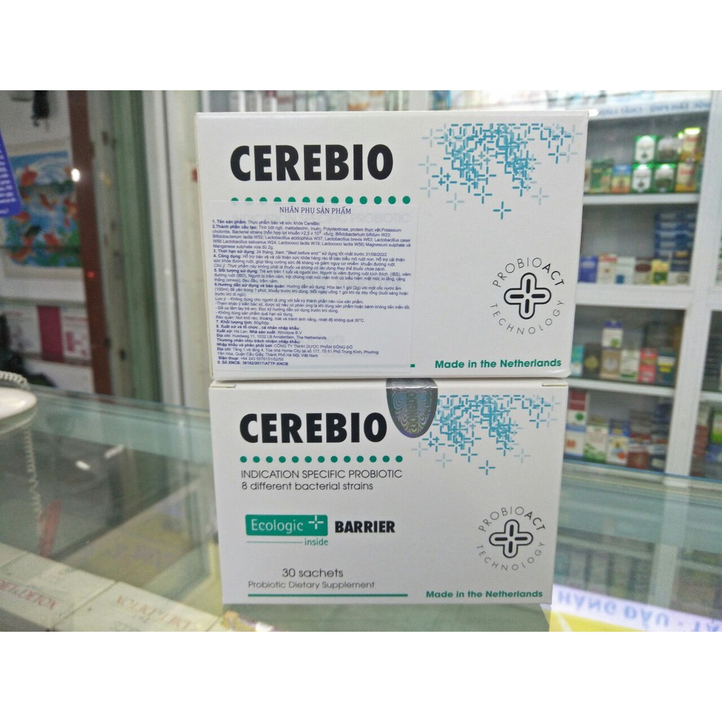 CEREBIO -MEN VI SINH DÀNH CHO NGƯỜI BỊ STRESS-Hỗ trợ cải thiện sức khỏe đường ruột