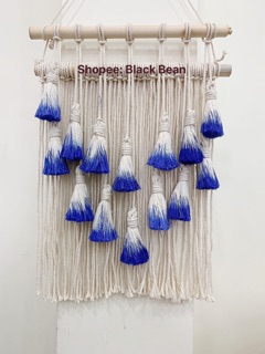 Mành macrame phối màu