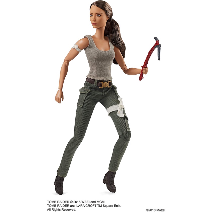 Barbie Tomb Raider Lara Croft Doll In Film-Inspired Look FJH53 Búp Bê barbie tomb raider lara croft Lấy Cảm Hứng Từ Phim fjh53