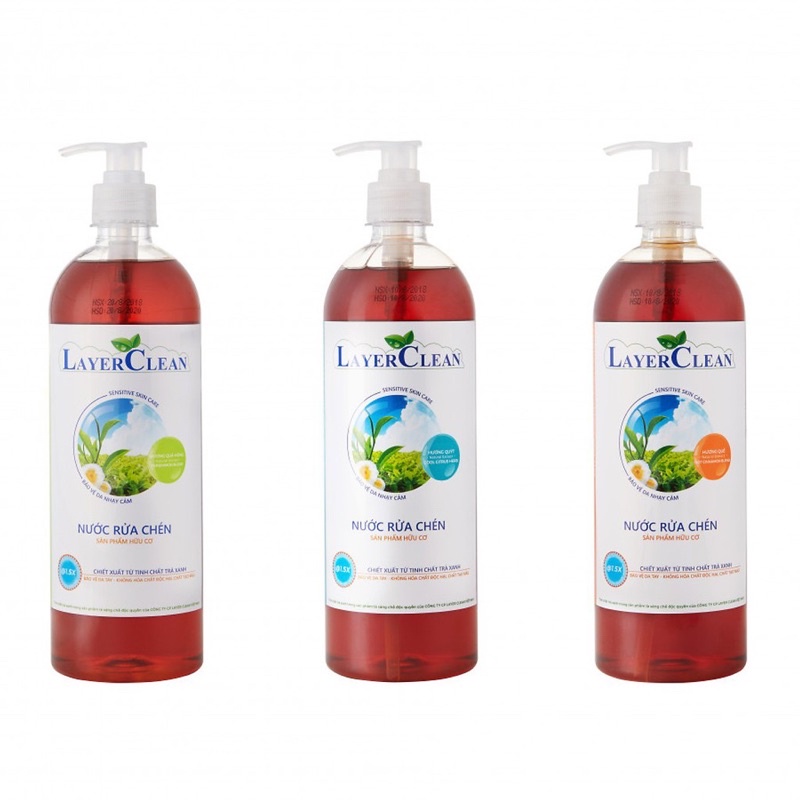 Nước lau sàn hữu cơ layer chai nhỏ