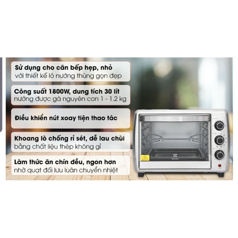 Lò nướng Electrolux eot30mxc