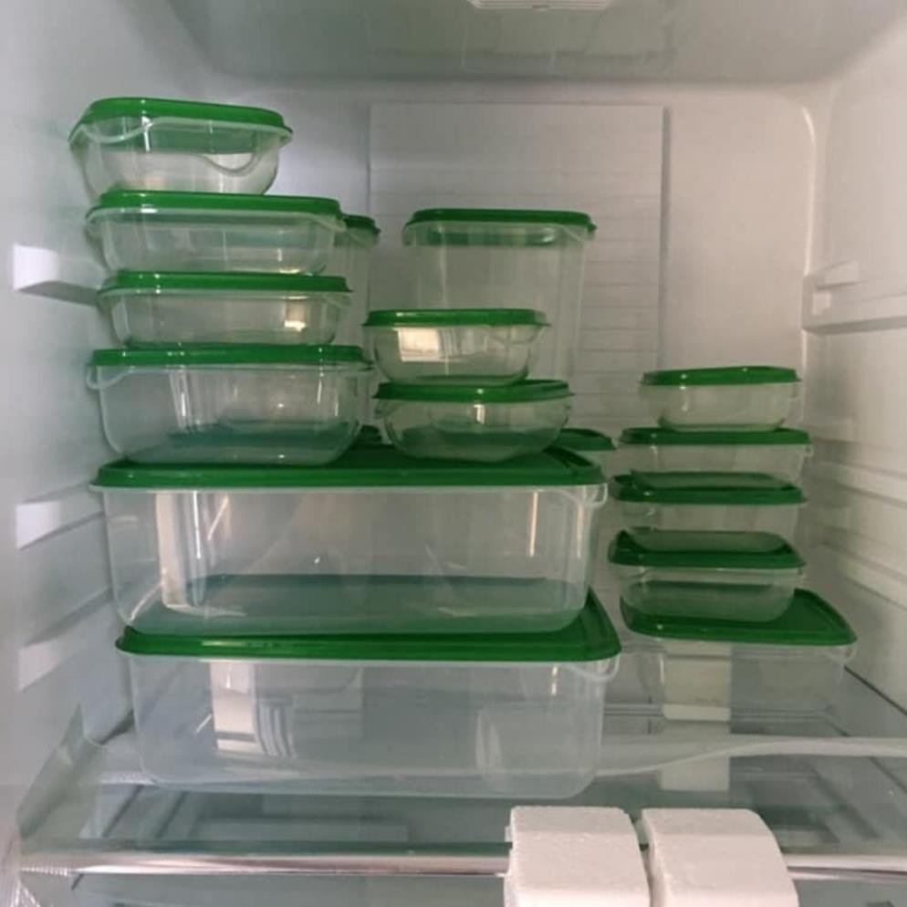 Bộ 17 hộp đựng thực phẩm [Loại Dày], Hộp đựng thức ăn nhựa ABS siêu dày bảo quản đồ ăn an toàn - Đồ Gia Dụng Tiện Ích