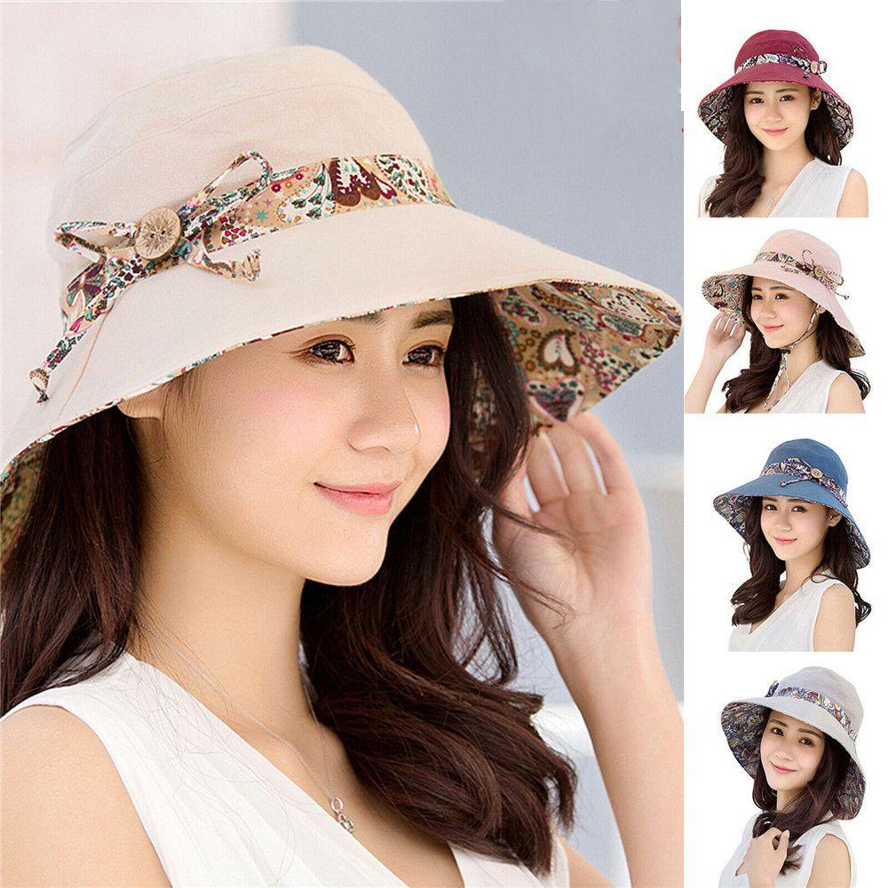 Nón Bucket Rộng Vành Chống Tia UV Thời Trang Xuân Hè