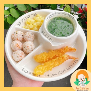 Khay nhựa ăn dặm Inomata nội địa Nhật cao cấp đựng thức ăn cho bé ăn BLW