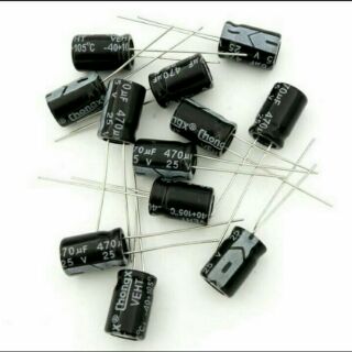 SET 20 LINH KIỆN TỤ ĐIỆN 470UF-25V