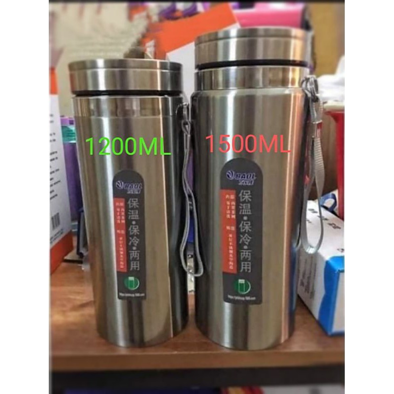 Bình giữ nhiệt inox 304 miệng rộng dung tích 1200ml C90 ,1500ml H90 giữ đá trên 15 tiếng