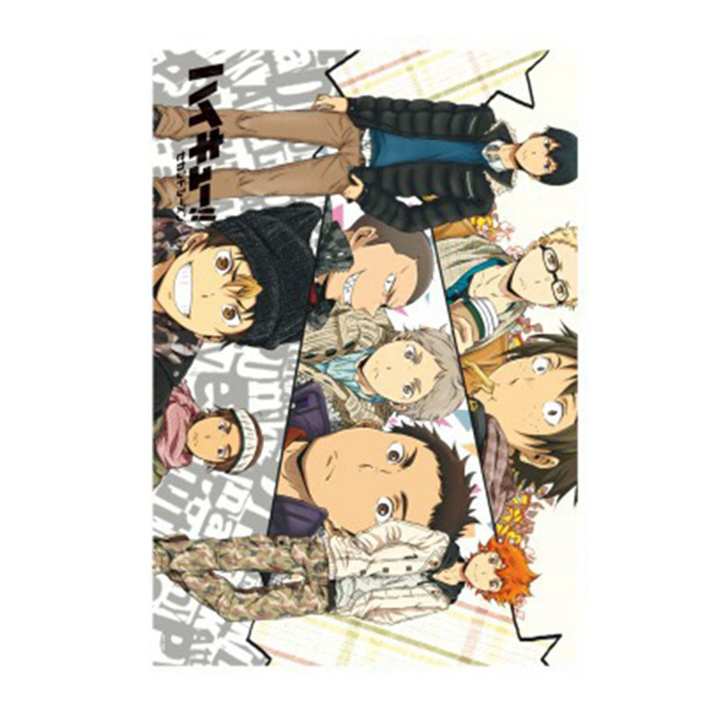 flowersqueen Set 8 Tấm Áp Phích Dán Tường Trang Trí Hình Anime Haikyuu