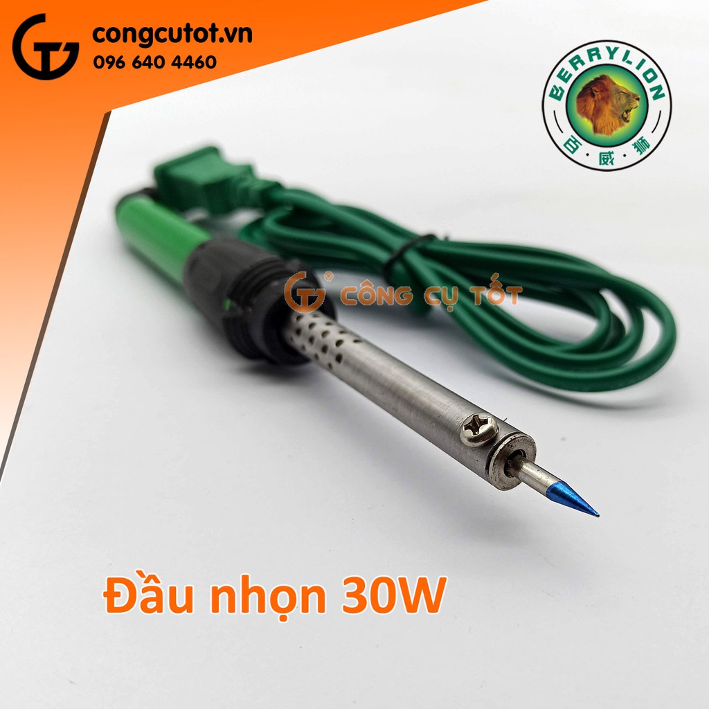 Mỏ hàn nhọn cán nhựa Berrylion 30W